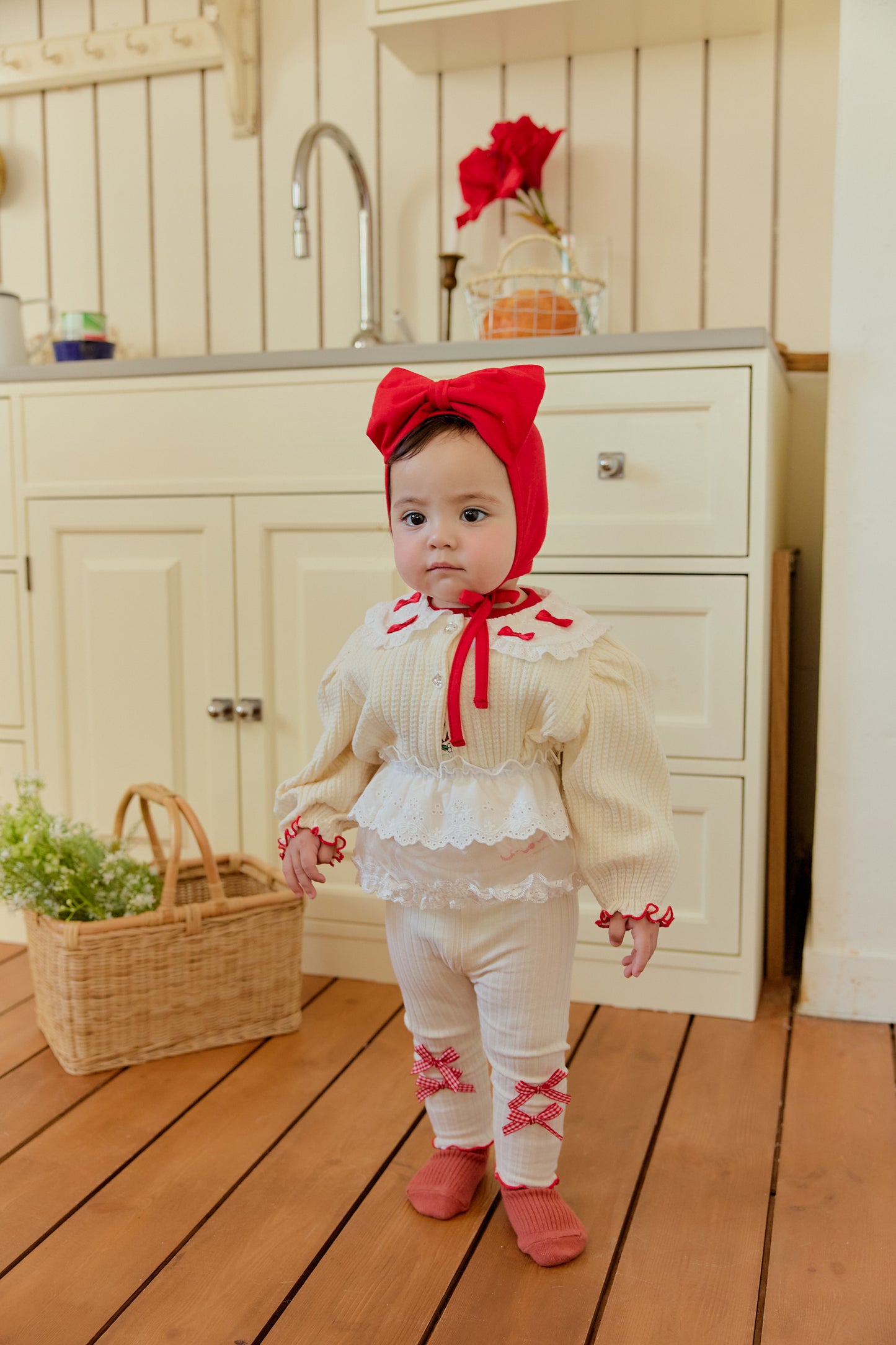 韓國童裝 26春 | SE01 小翻領針織外套 (70~90cm)