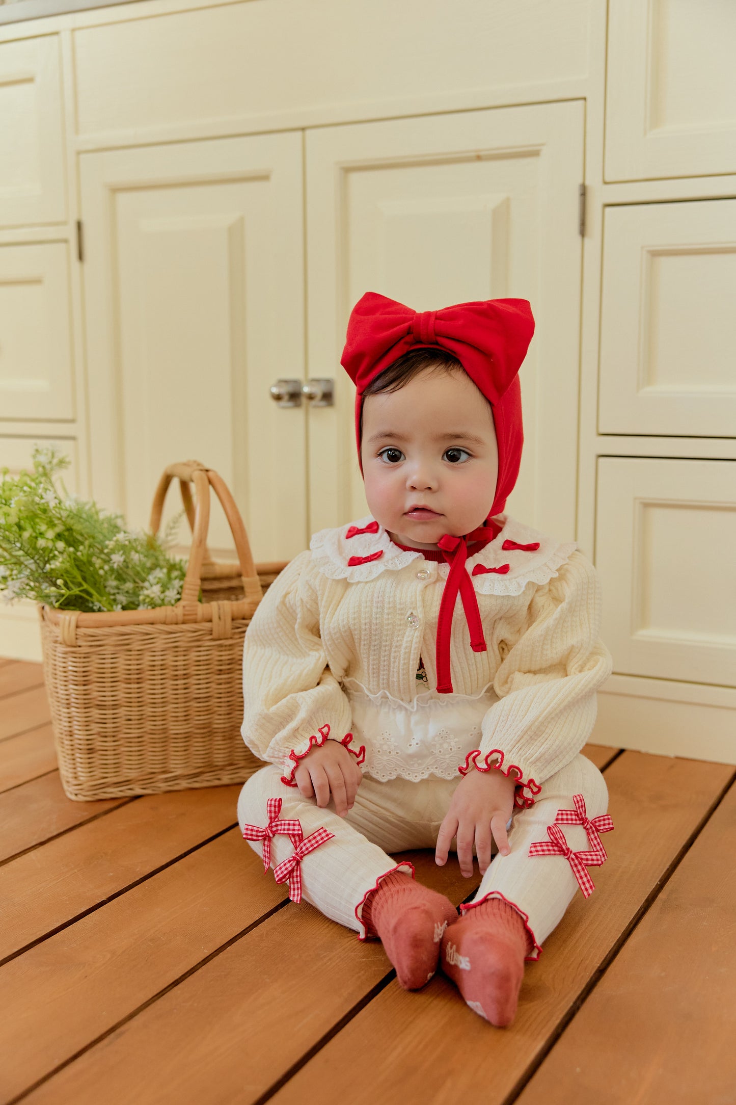 韓國童裝 26春 | SE01 小翻領針織外套 (70~90cm)