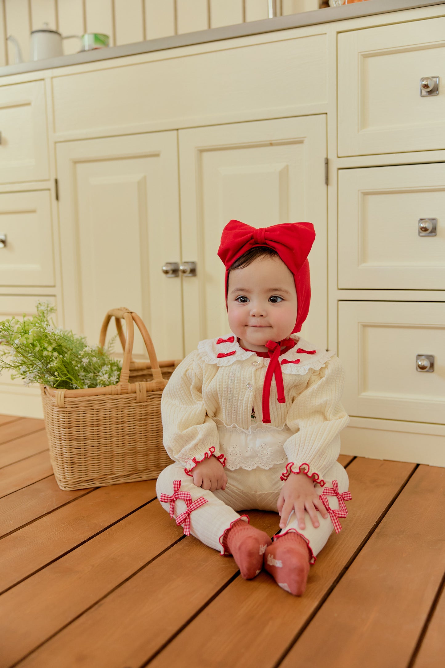 韓國童裝 26春 | SE01 小翻領針織外套 (70~90cm)