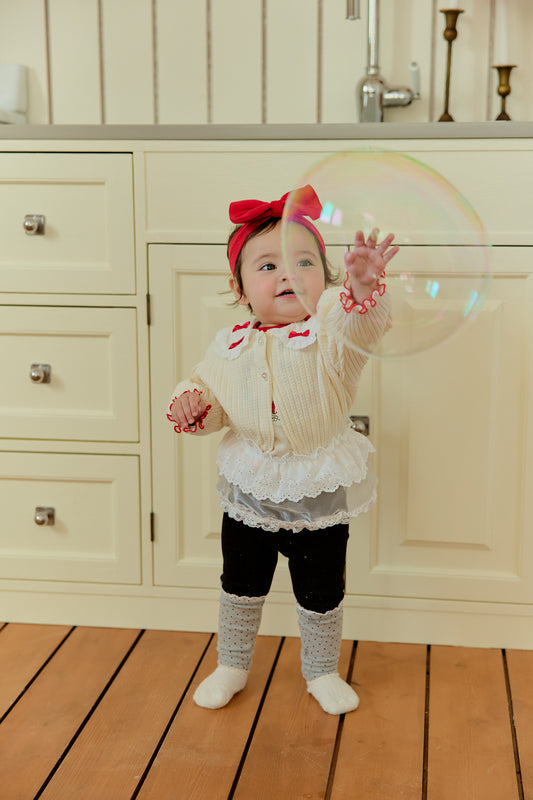 韓國童裝 26春 | SE12 蕾絲圍裙 (Free Size)