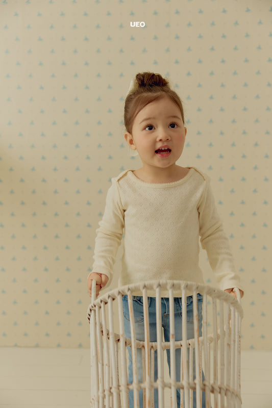 韓國童裝 26春 |  UE28 Butter Pink Cotton T-Shirt (90-125cm)