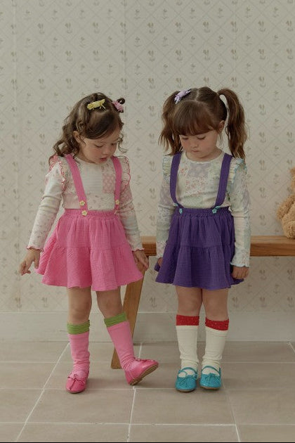 韓國童裝 26秋| UE06 Harmony Overall Skirt 吊帶裙 (90-130)