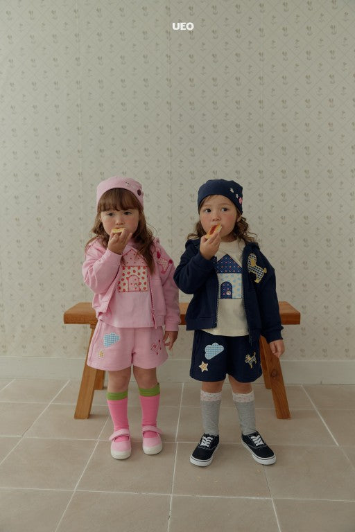 韓國童裝 26秋| UE05 Poodle Hood Zip-up 連帽外套 (90-130)