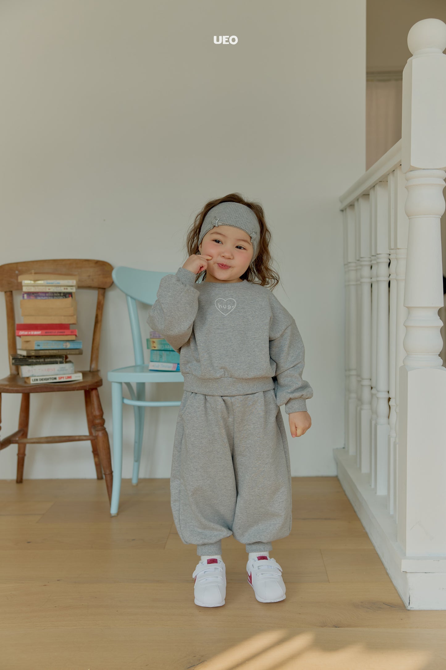 韓國童裝 26春 |  UE20 Hug Top and Bottom Set (90-125cm)