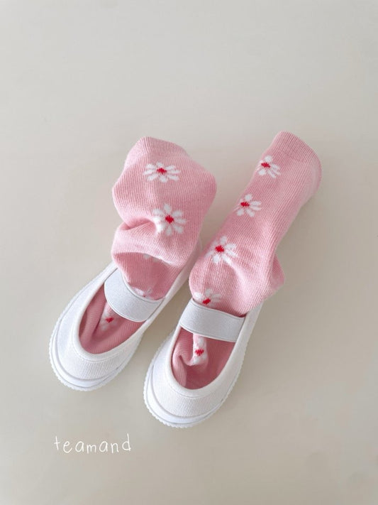 韓國童裝 童襪 Spring Flower Socks Set