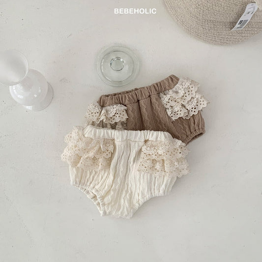 現貨▷ 韓國童裝 25春 | BEBEHOLICS LACE BLOOMERS (6M)