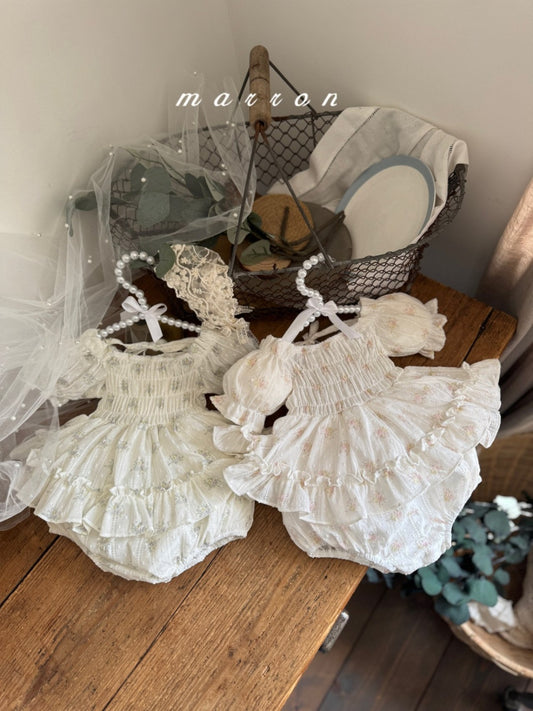 韓國童裝 25夏 | MA25247 Floral Baby Suit