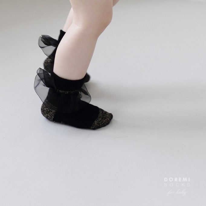 現貨▷  DOREMI SOCKS | Organdy Set - Sock & Knee Socks 2-set (2對裝)