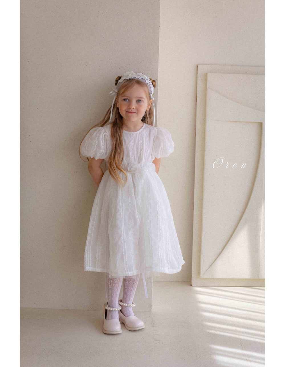 【現貨】韓國童裝 OREN Edel Pure Dress 1歲生日之選