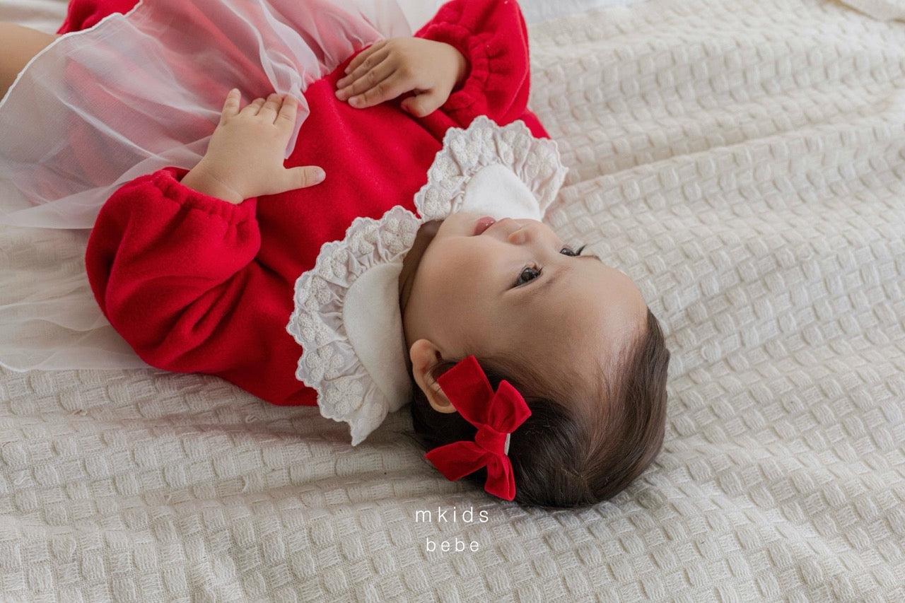 韓國童裝 25秋冬 | MD25409 Christmas Baby Suit