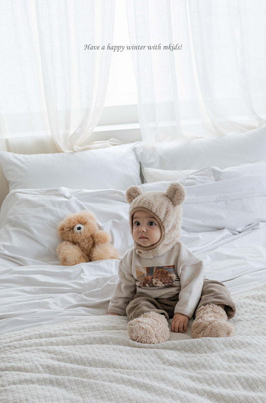 韓國童裝 25秋冬 | MD25414 Animal Hat - Bear Bear