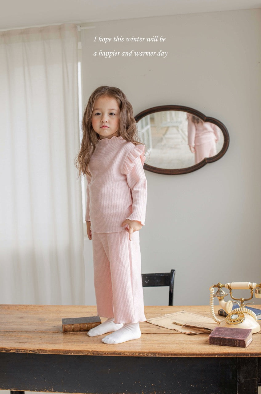 韓國童裝 25秋冬 | MD25447 Top and Bottom Set