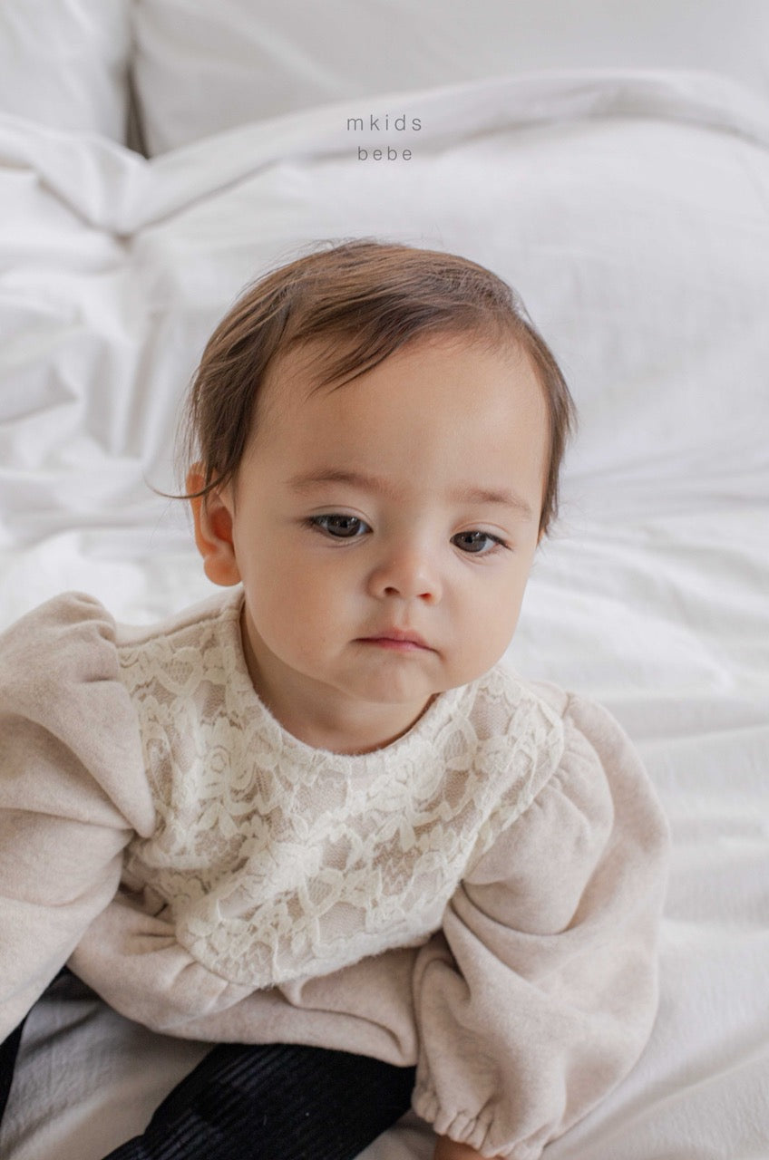 韓國童裝 25秋冬 | MD25408 Lace Baby Suit