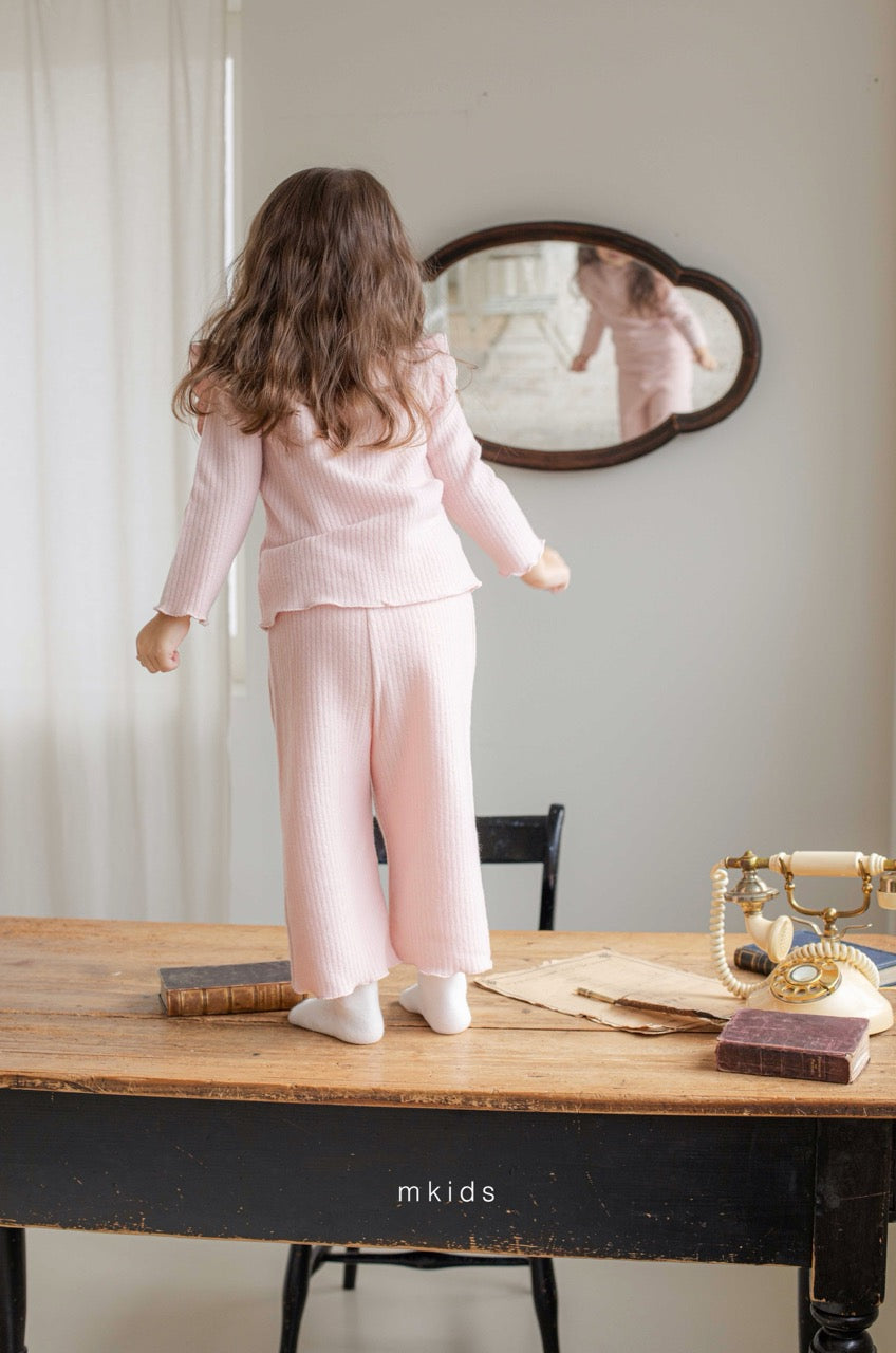 韓國童裝 25秋冬 | MD25447 Top and Bottom Set