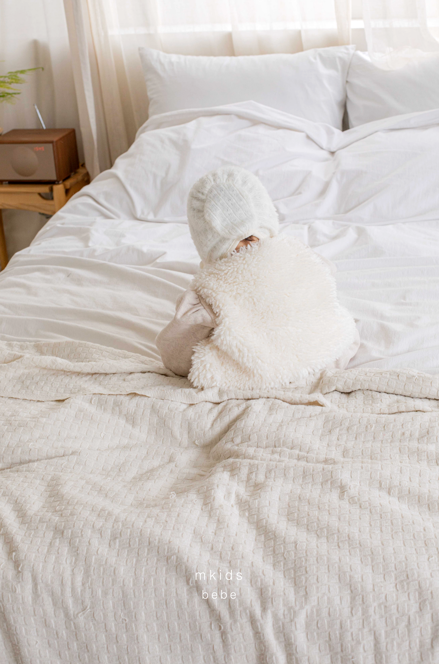 韓國童裝 25秋冬 | MD25434 Lace Bonnet (3-24m)