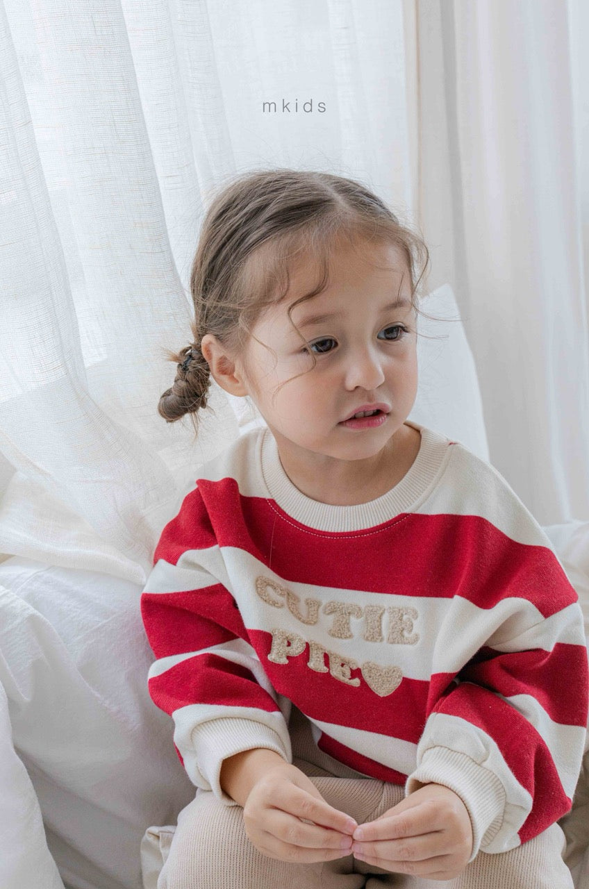 韓國童裝 25秋冬 | MD25462 Stripe MTM