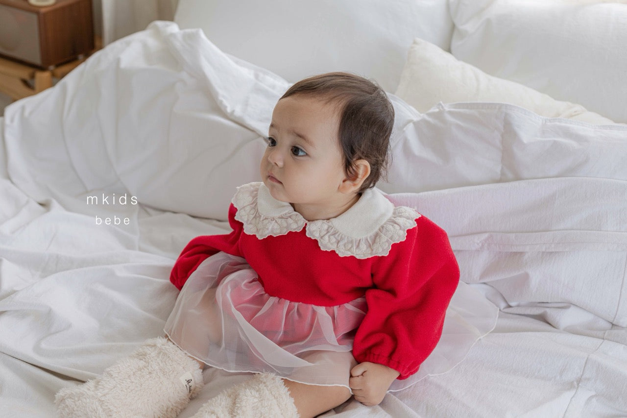 韓國童裝 25秋冬 | MD25409 Christmas Baby Suit