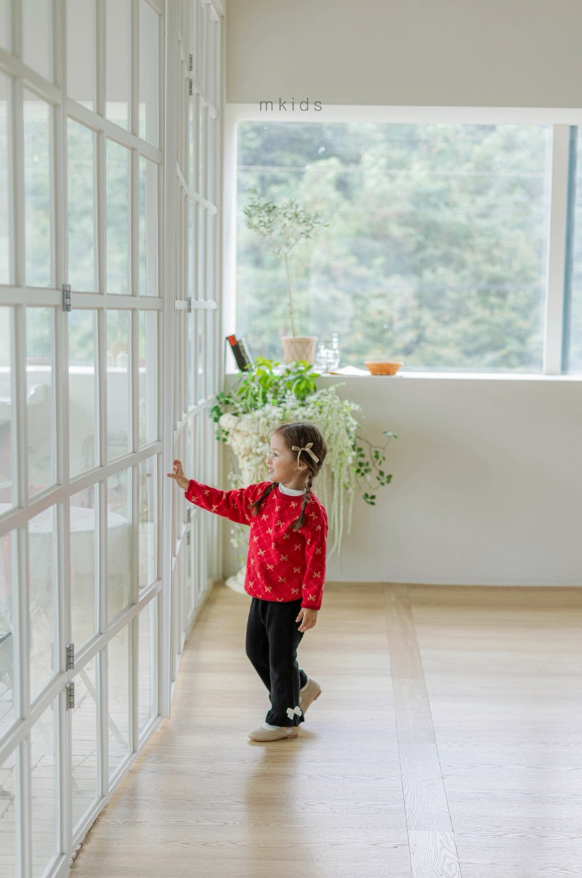 韓國童裝 25秋冬 | MD25452 Ribbon Pants