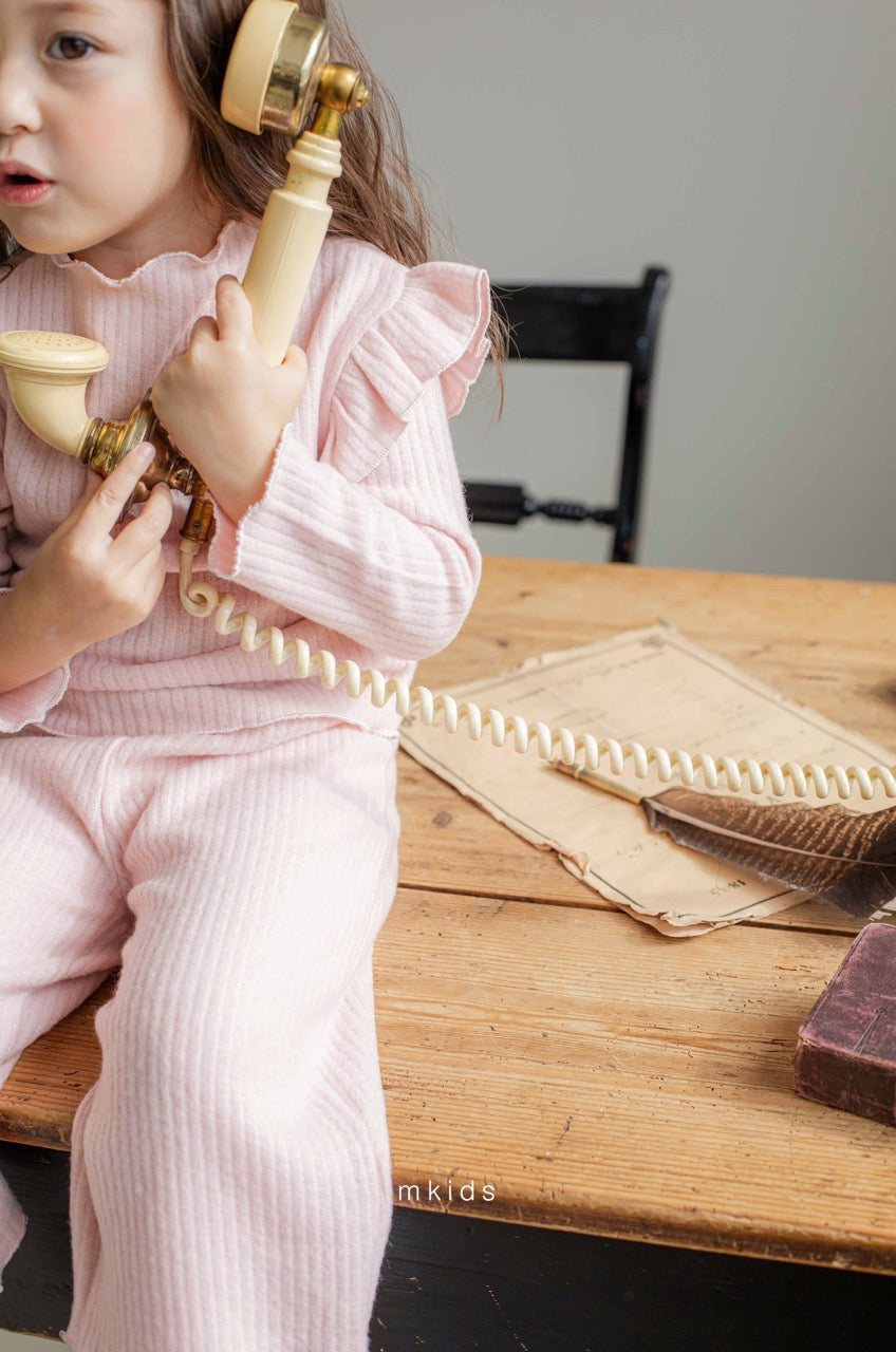 韓國童裝 25秋冬 | MD25447 Top and Bottom Set