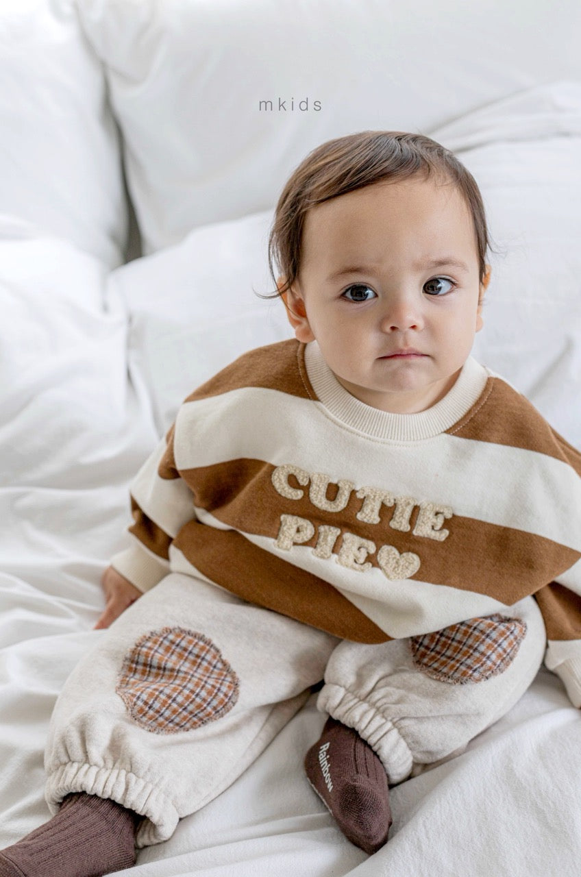 韓國童裝 25秋冬 | MD25462 Stripe MTM