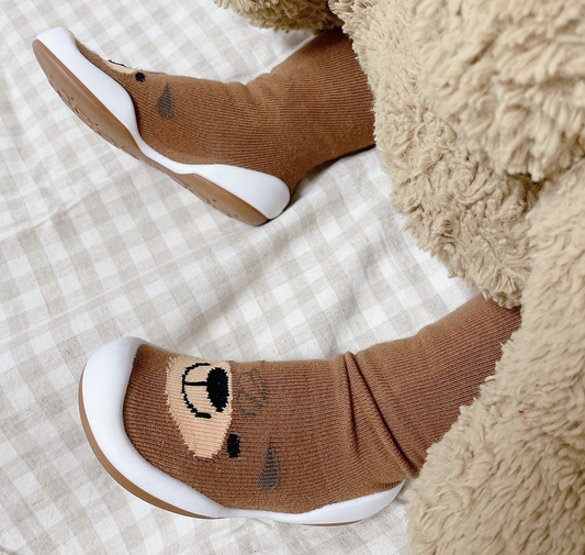 韓國襪子學步鞋 baby socks shoe |  Long Bear Bear學步鞋 - FLO | FLOWERKKOCH 