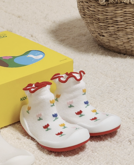 韓國襪子學步鞋 baby socks shoe | 銷量皇 鬱金香(Tulip)學步鞋 - FLO | FLOWERKKOCH 