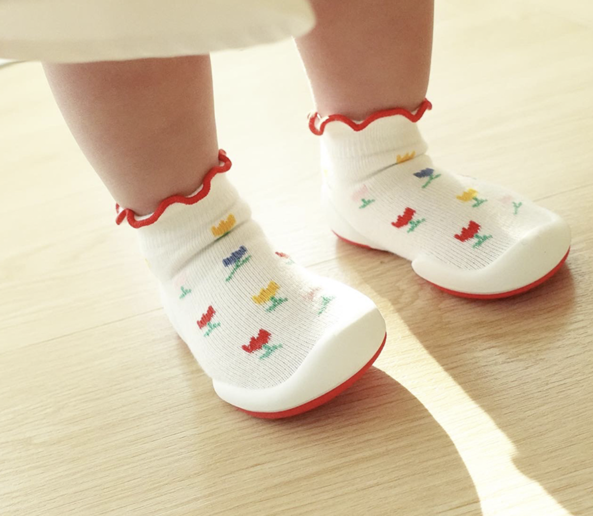 韓國襪子學步鞋 baby socks shoe | 銷量皇 鬱金香(Tulip)學步鞋 - FLO | FLOWERKKOCH 