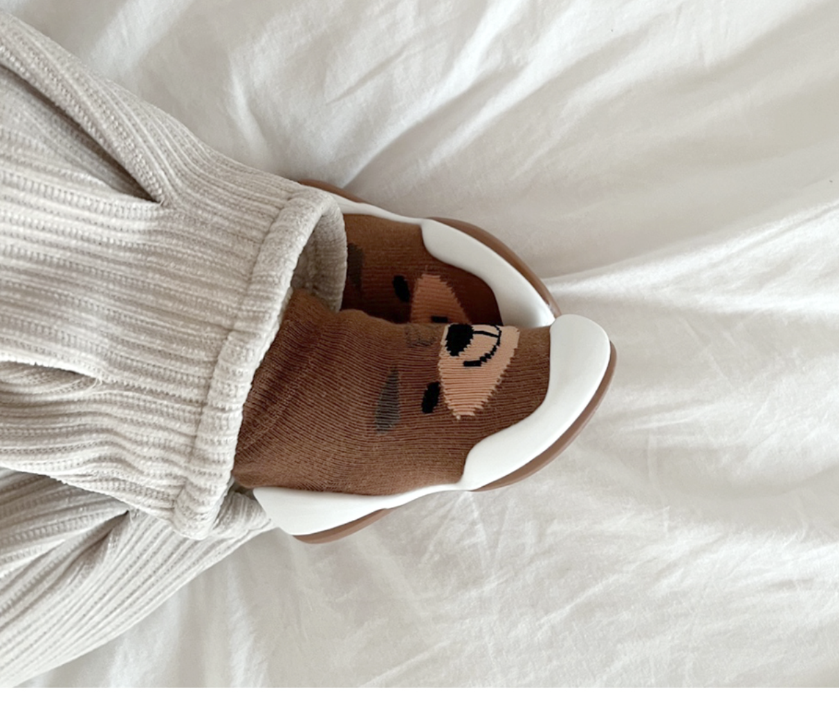 韓國襪子學步鞋 baby socks shoe | 銷量皇 啡熊bearbear學步鞋 - FLO | FLOWERKKOCH 