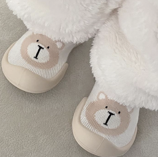 韓國襪子學步鞋 baby socks shoe | 銷量皇 白熊bearbear學步鞋 - FLO | FLOWERKKOCH 