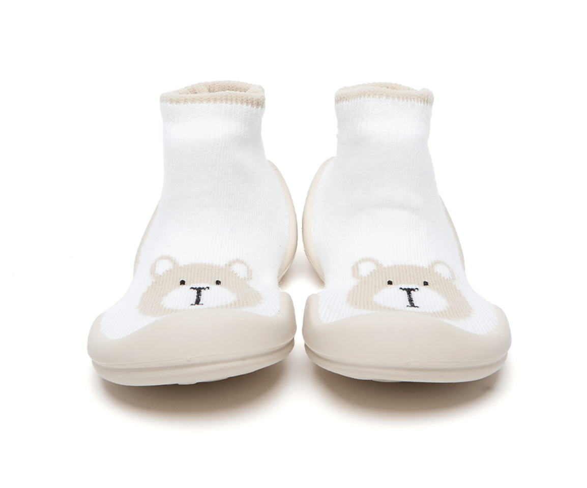 韓國襪子學步鞋 baby socks shoe | 銷量皇 白熊bearbear學步鞋 - FLO | FLOWERKKOCH 