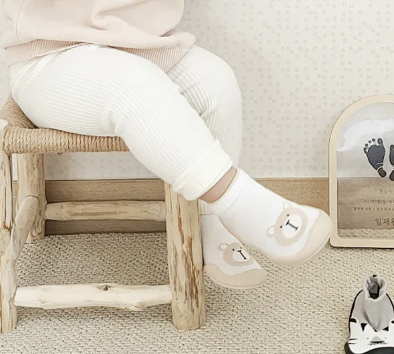 韓國襪子學步鞋 baby socks shoe | 銷量皇 白熊bearbear學步鞋 - FLO | FLOWERKKOCH 