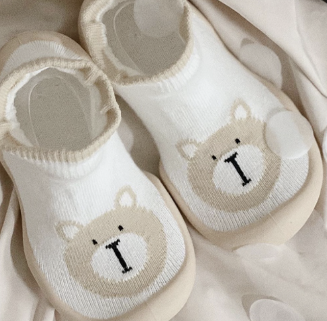 韓國襪子學步鞋 baby socks shoe | 銷量皇 白熊bearbear學步鞋 - FLO | FLOWERKKOCH 
