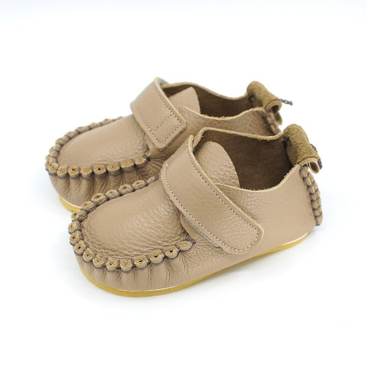 9月團) 韓國手工真皮鞋團   Velcro beige