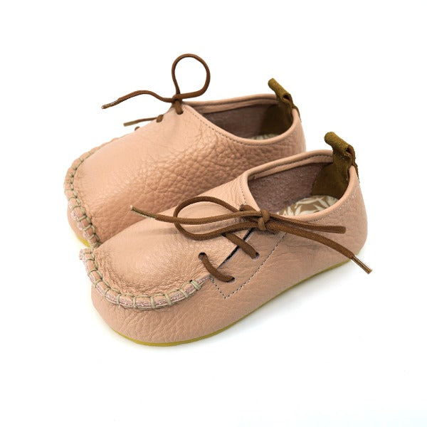 9月團) 韓國手工真皮鞋團  Milo Beige Pink