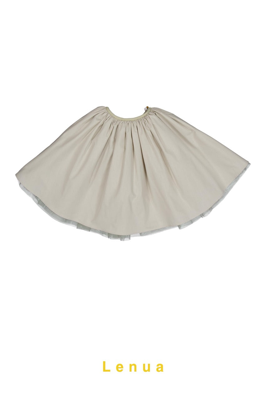 韓國童裝 26春 | LU17 Ez Sha Skirt (80-130cm) 可雙面穿