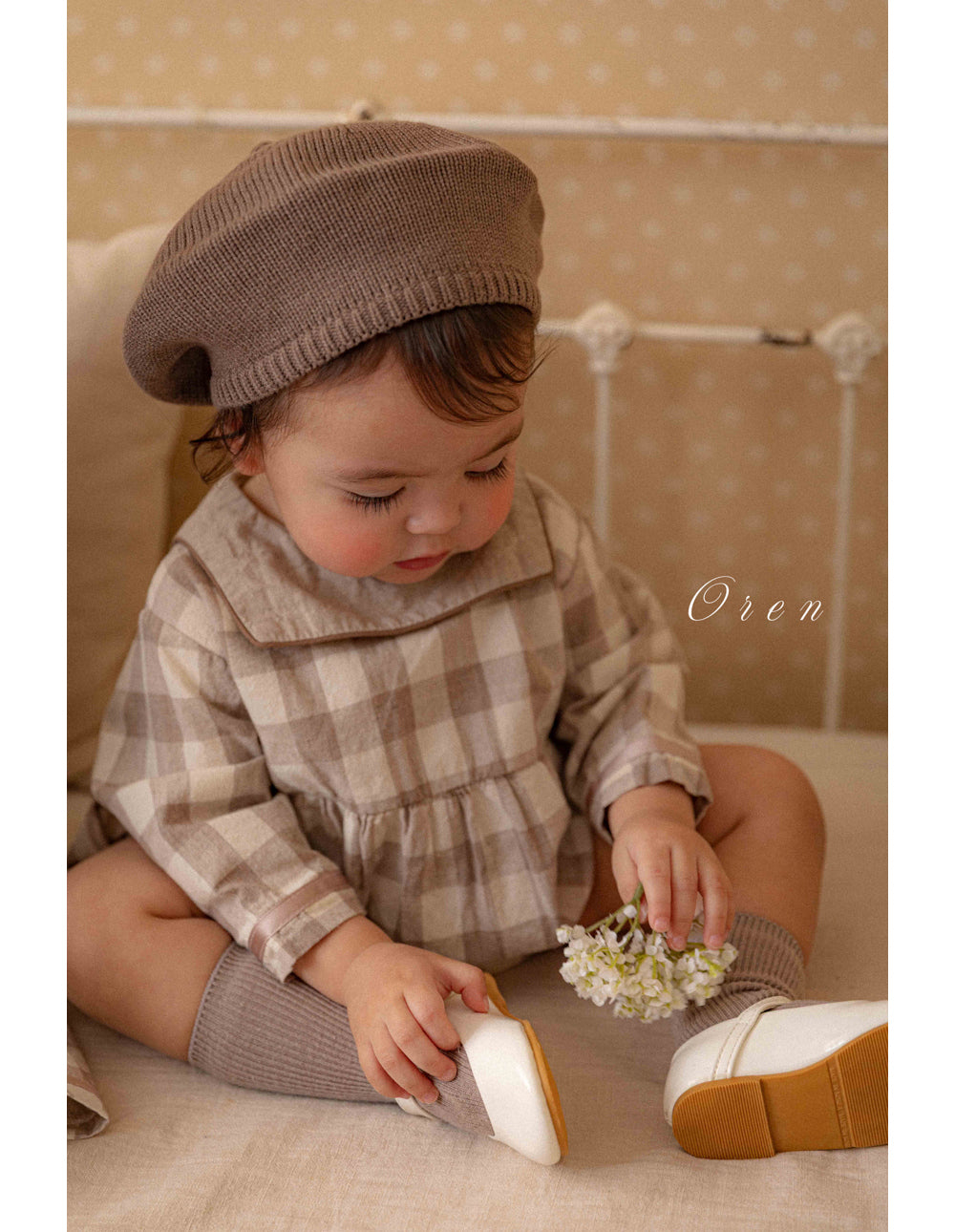 韓國童裝 26春 |  OR92 Checked Suit (75~90cm)