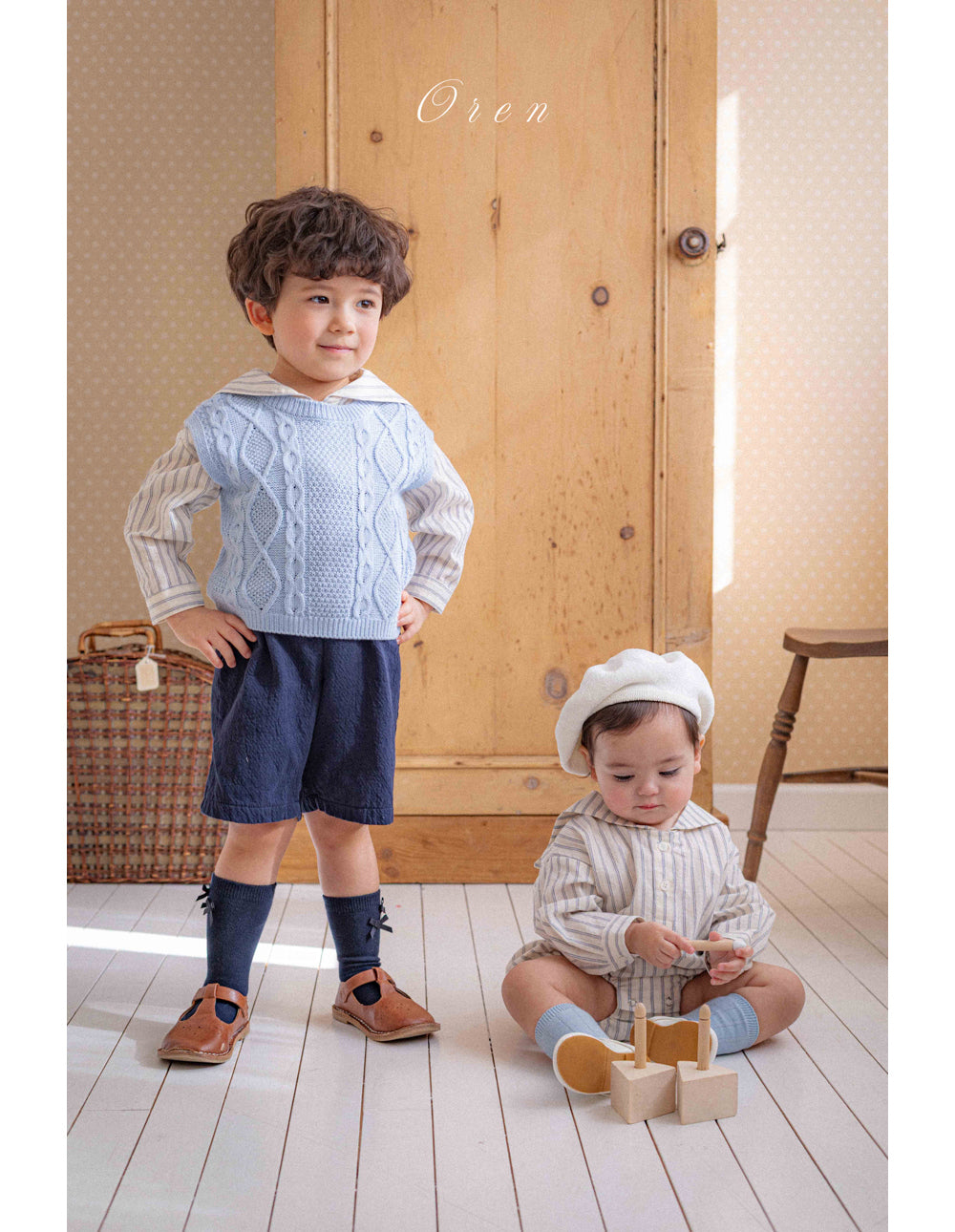 韓國童裝 26春 |  OR68 Jamie Overall (85~120cm)