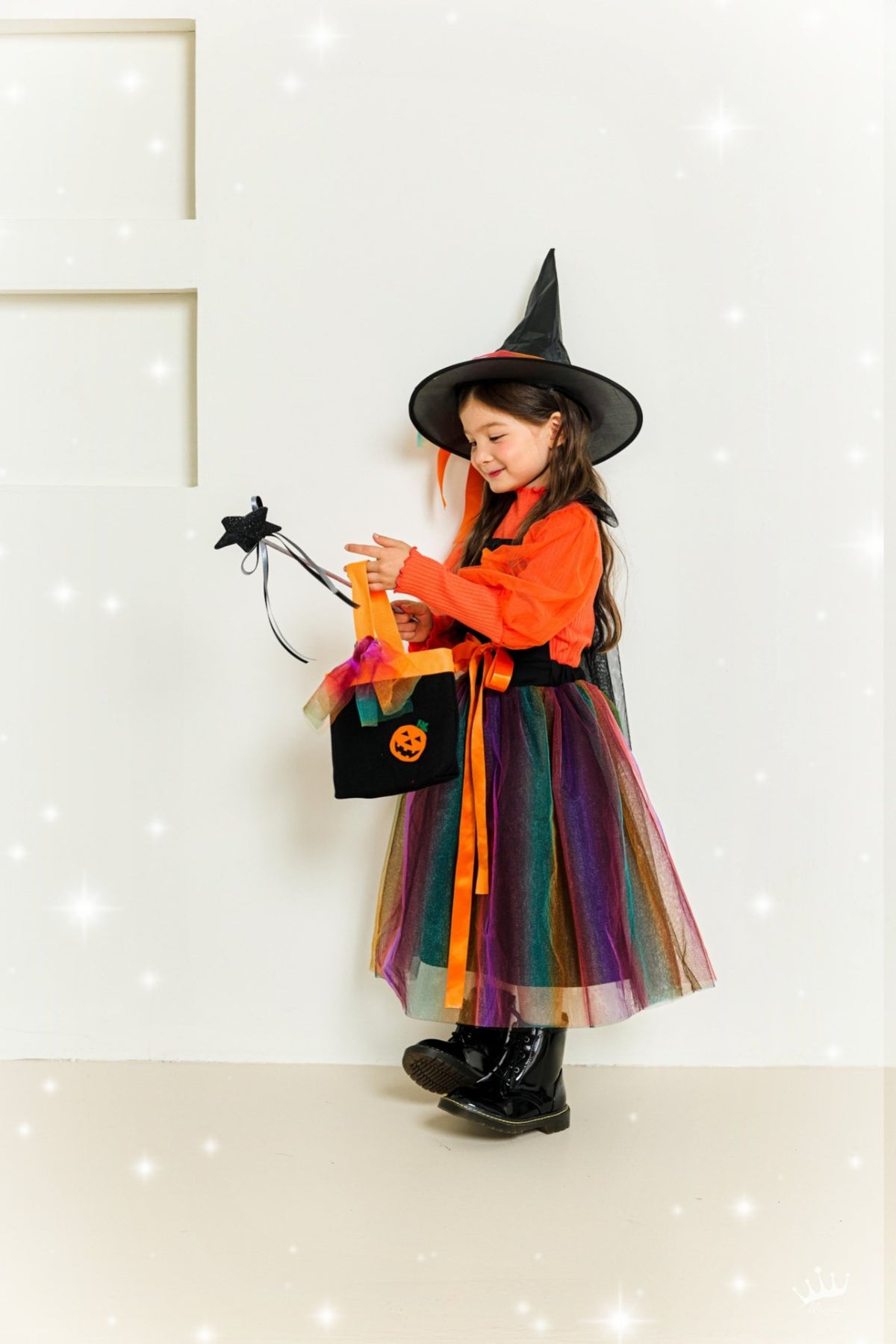 Halloween 萬聖節系列 > Ribbed Puff-sleeve Blouse