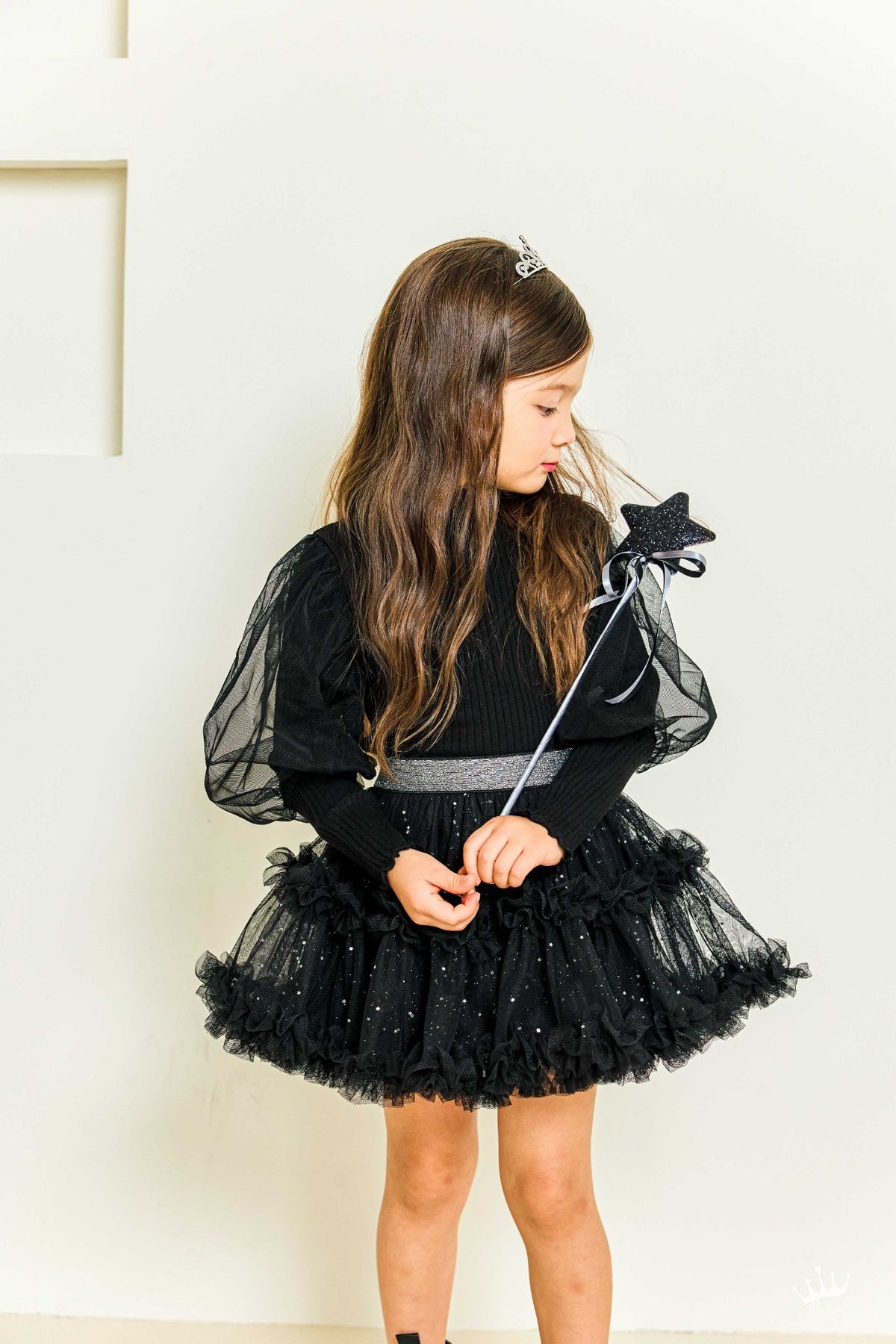 Halloween 萬聖節系列 > Ribbed Puff-sleeve Blouse