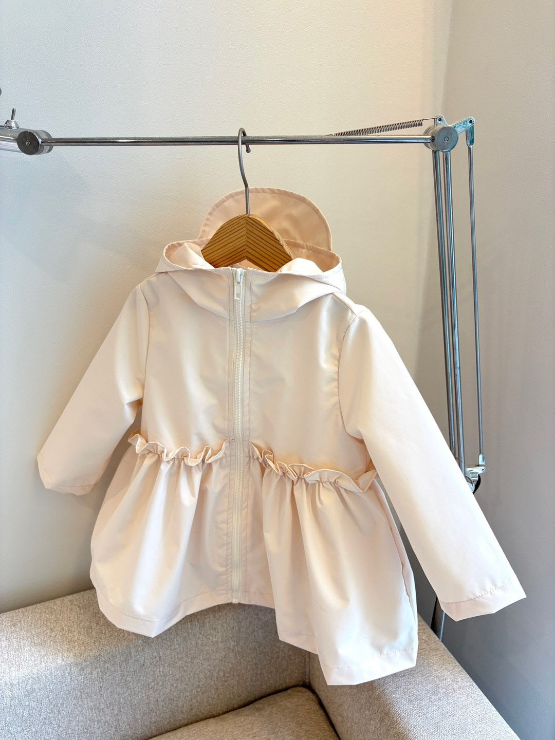Frill Rain Coat