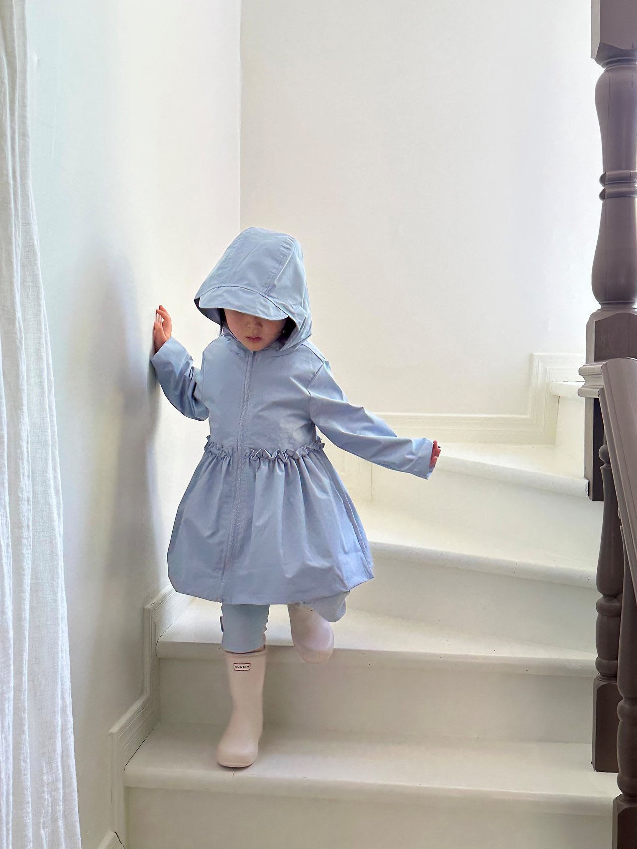 Frill Rain Coat
