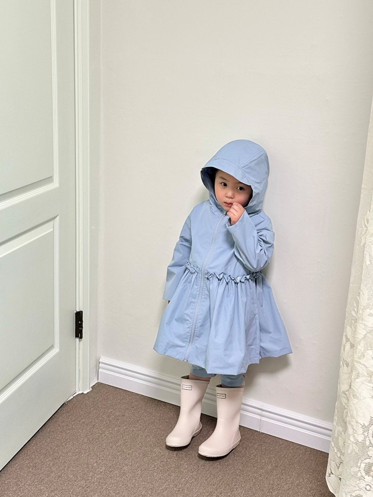 Frill Rain Coat