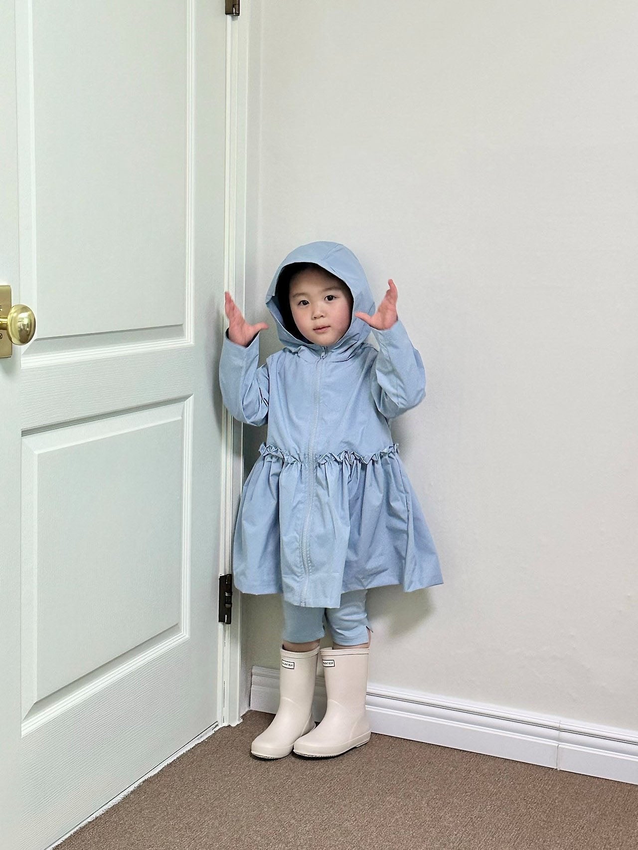 Frill Rain Coat