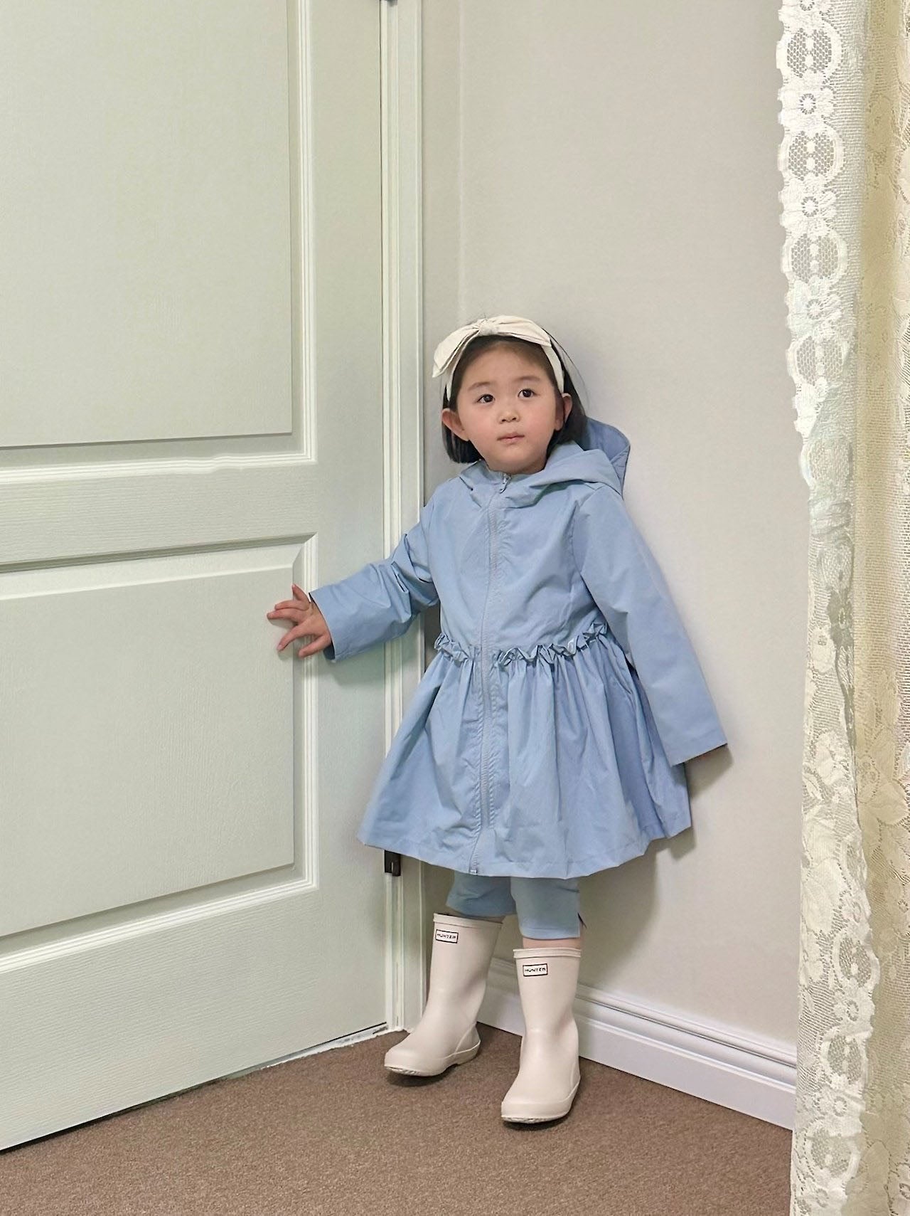 Frill Rain Coat