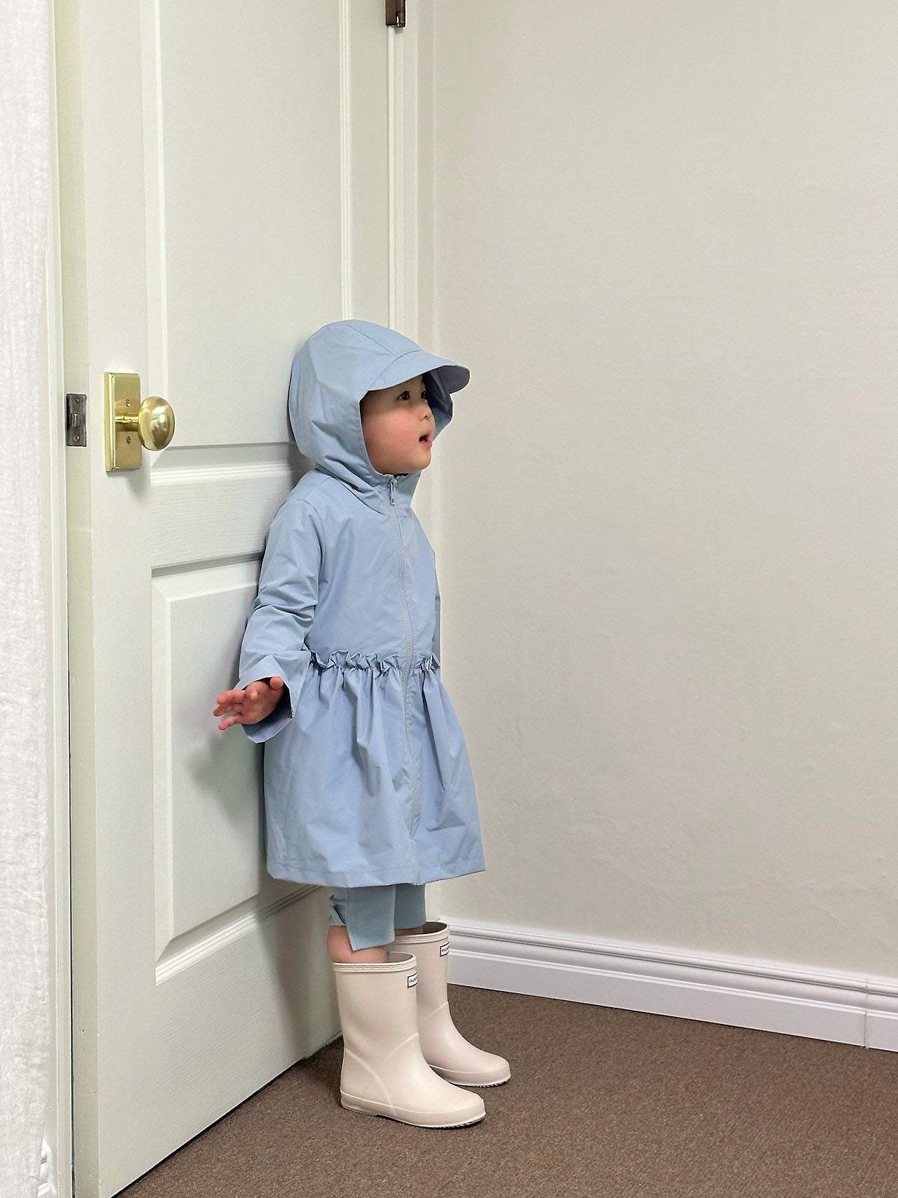 Frill Rain Coat