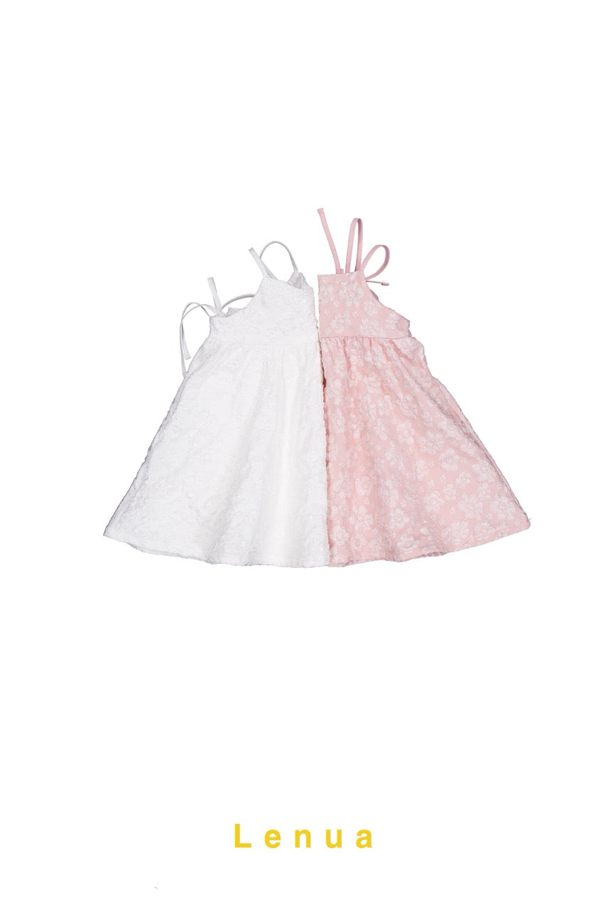 韓國童裝 26春 | LU28 Laura Jacquard Dress (80-130cm)