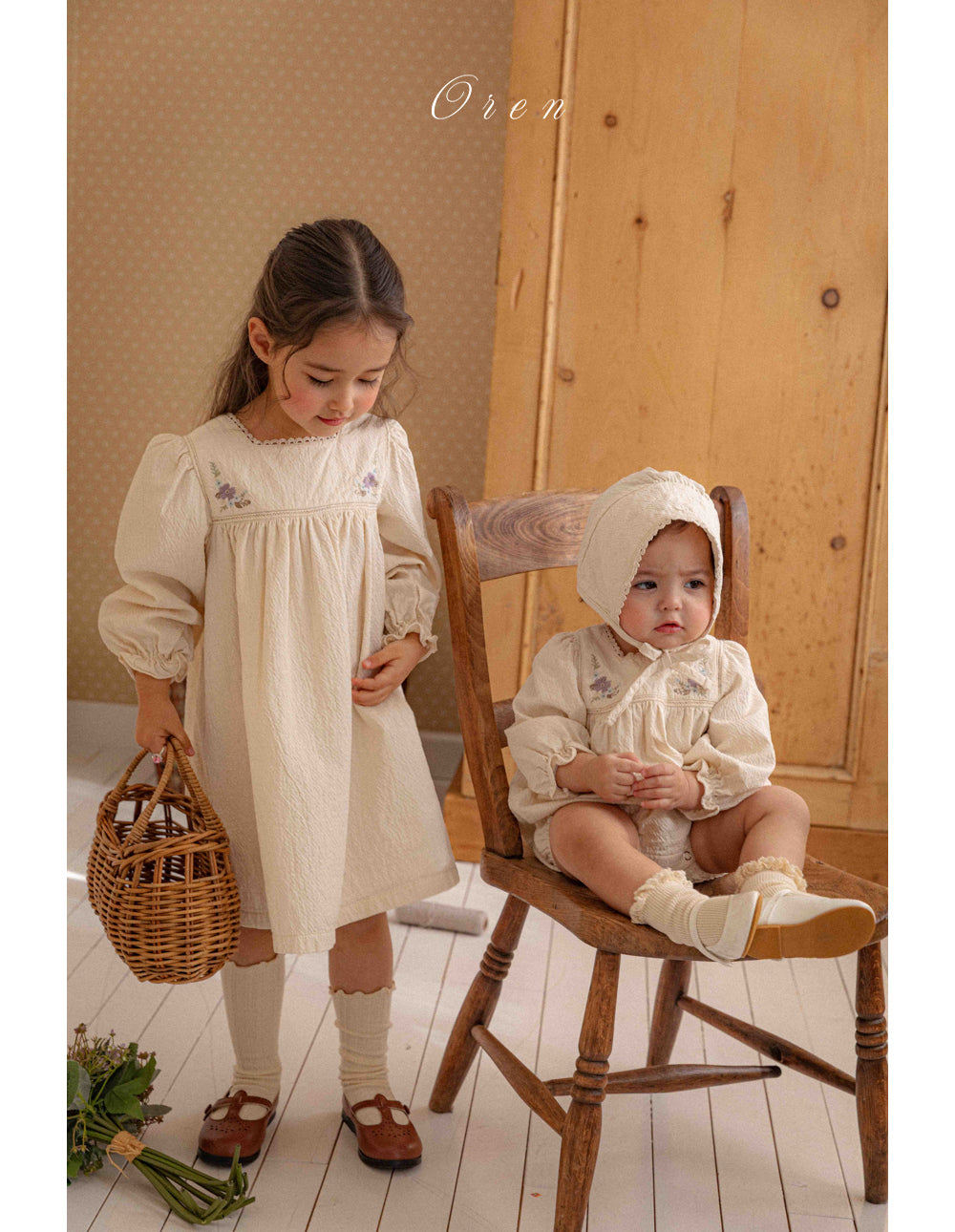 韓國童裝 26春 |  OR72 Emma Dress (85~120cm)