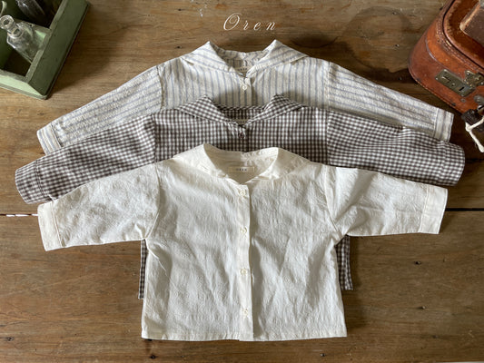 韓國童裝 26春 |  OR67 Jerry Sailor Shirt (85~120cm)