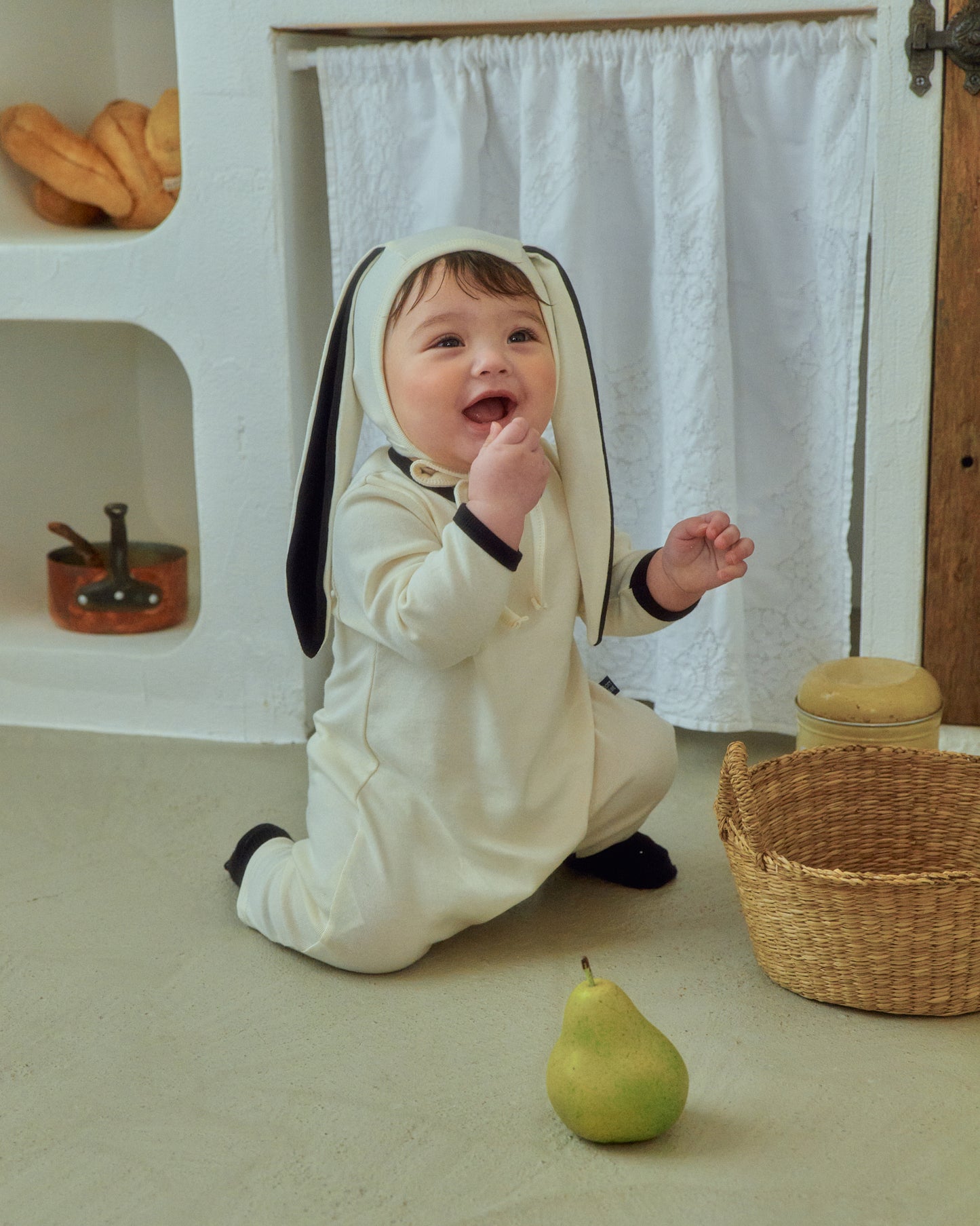 韓國童裝 26SS | OT03 Baby Soft Modal Bunny Suit Set (55-75cm)