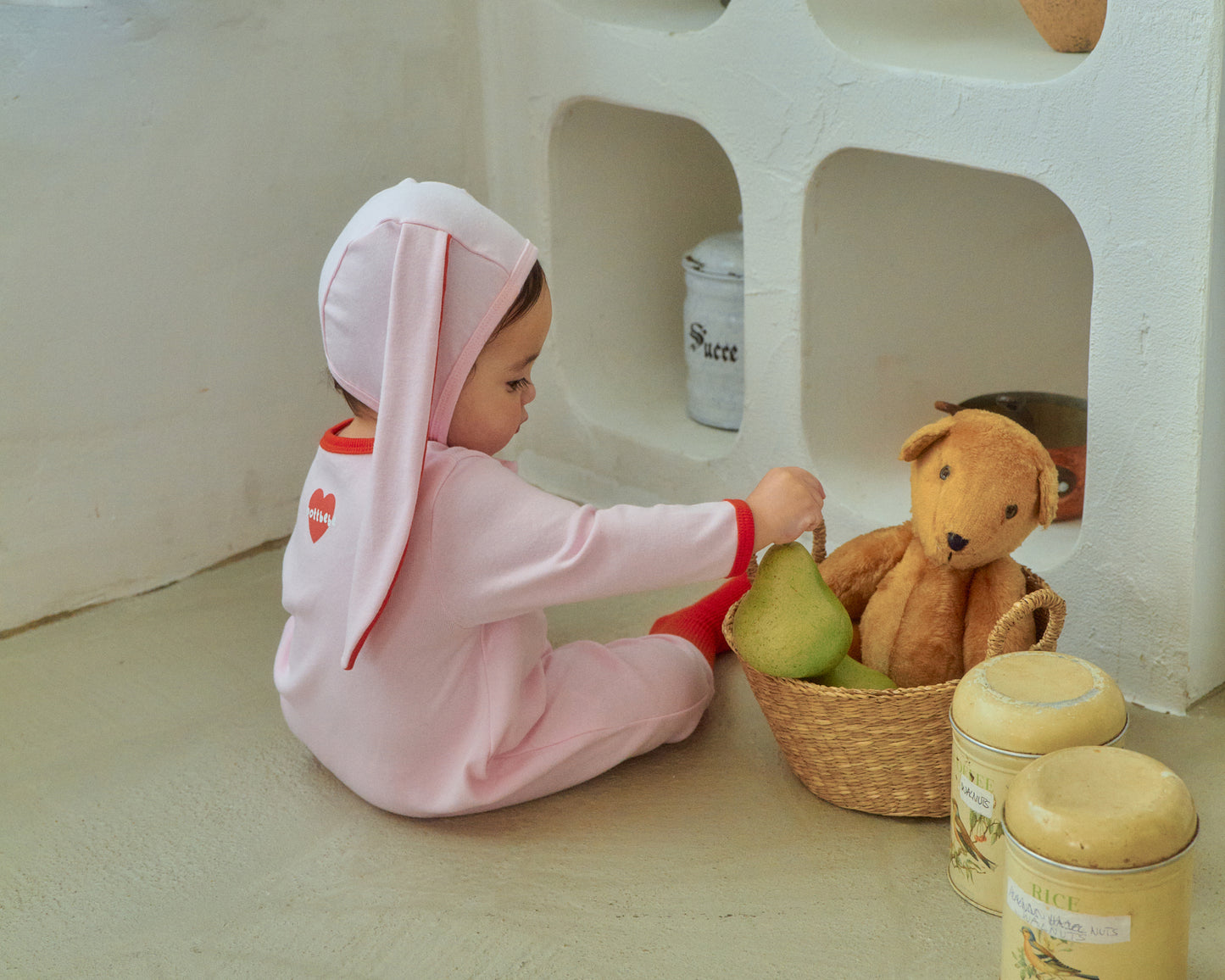 韓國童裝 26SS | OT03 Baby Soft Modal Bunny Suit Set (55-75cm)